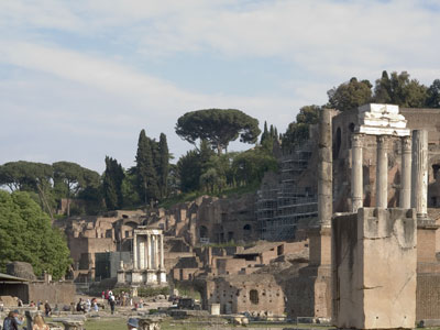 Palatine Hill ruins Rome 0566DIT